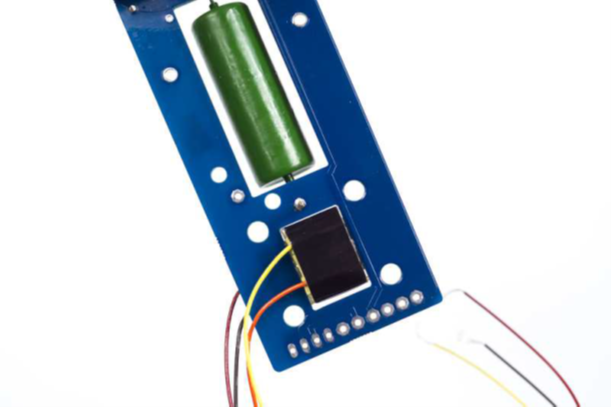 Cinemag CM-13114 output transformer mounted to the D-12 PCB with a zip tie.